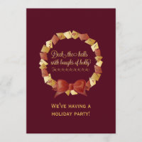 Deck the Halls Lyrics Design