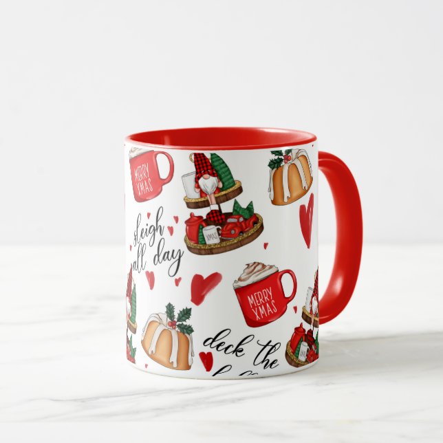 Deck The Halls Mug (Front Right)