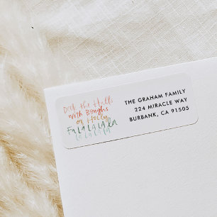 Deck the Halls Return Address