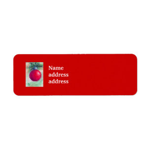 Deck the Halls Return Address Labels