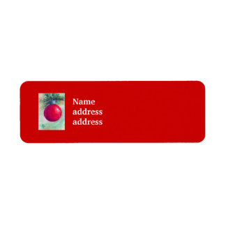 Deck the Halls Return Address Labels