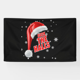 Deck The Halls Snow Collection 3x5 Vinyl Banner