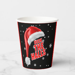 Deck The Halls Snow Collection Paper Cups