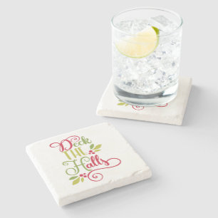 deck the halls stone coaster