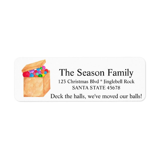 Deck the halls, we've moved our balls! (Front)