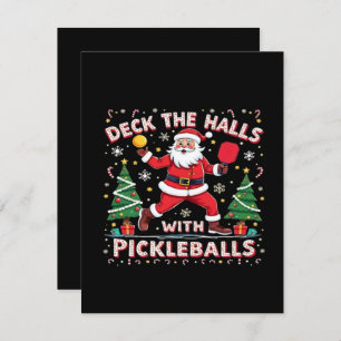 Deck The Halls With Pickleballs  Enclosure Card