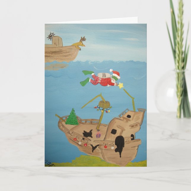deck the hulls holiday card (Front)