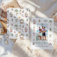 Deck the Palms | Fun Tropical Christmas Photo