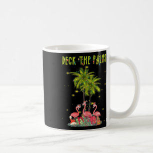Deck The Palms Hawaiian Christmas Lights Palm Flam Coffee Mug