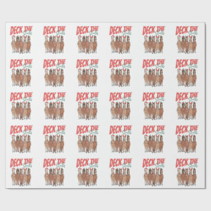 Deck the Stalls Funny Christmas Horse Lovers Wrapping Paper