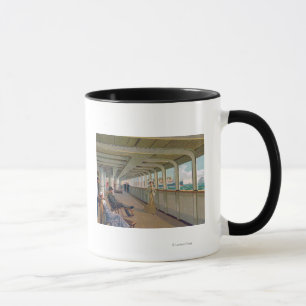 Deck View of the Patricia, Hamburg-America Line Mug