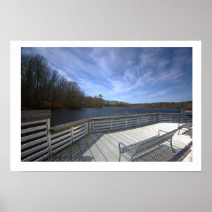 Deck Waterscape View Poster