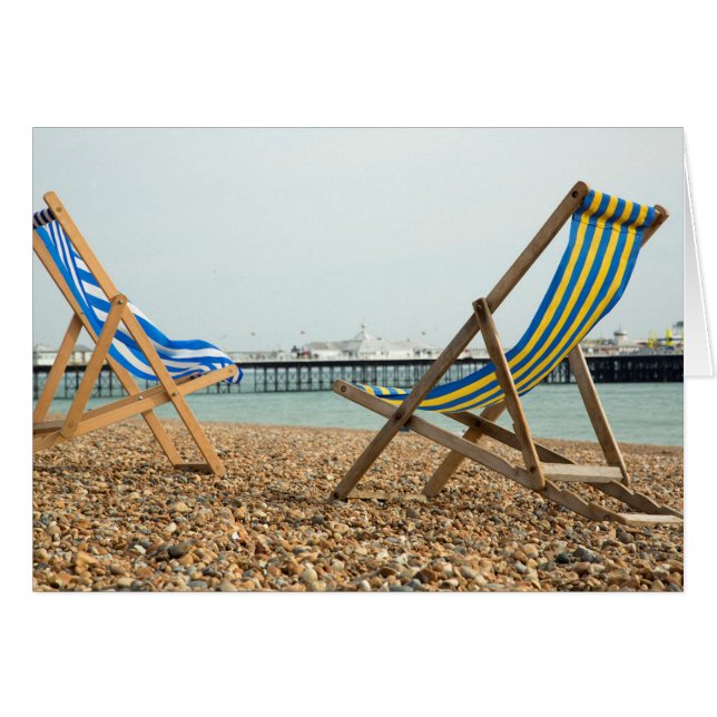 Deckchairs and shingle (Front Horizontal)