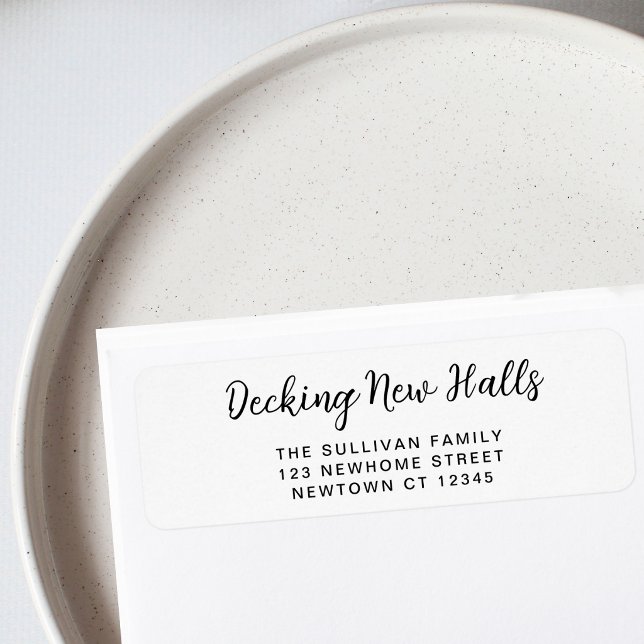 Decking New Halls Christmas Return Address (Creator Uploaded)