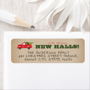 Decking New Halls Christmas Truck Holiday Moving