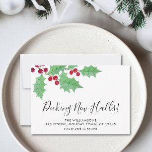 Decking New Halls Festive Holly Moving Announcement