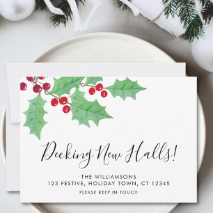 Decking New Halls Festive Holly Moving Announcement