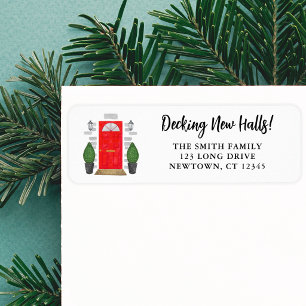 Decking New Halls Festive Return Address