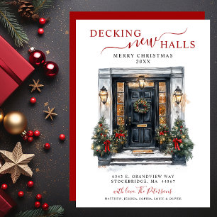 Decking New Halls New Home Christmas Moving Announcement