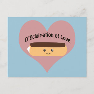 D'eclair-ation Of Love Postcard