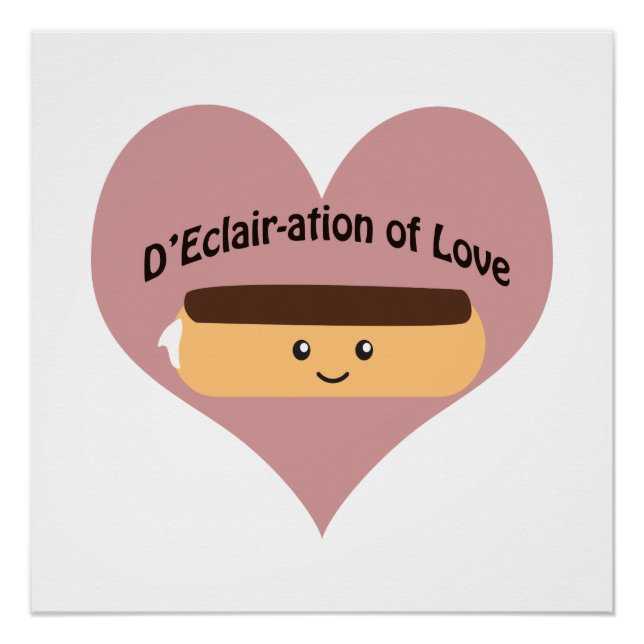 D'eclair-ation Of Love Poster (Front)