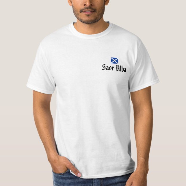 Declaration of Arbroath Scottish Independence Tee (Front)
