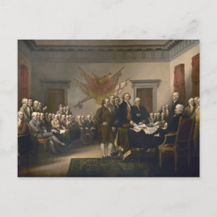 Declaration of Independence - 1819 Postcard