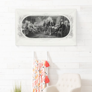 Declaration of Independence: $2 Bill, Etching Banner