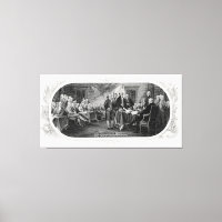 Declaration of Independence: $2 Bill, Etching