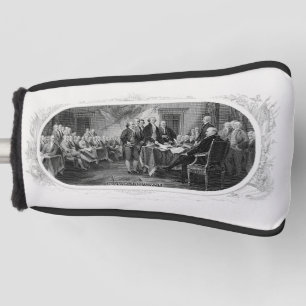 Declaration of Independence: $2 Bill, Etching Golf Head Cover