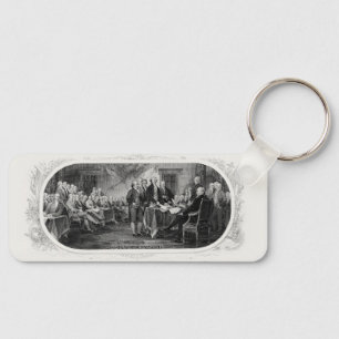 Declaration of Independence: $2 Bill, Etching Key Ring
