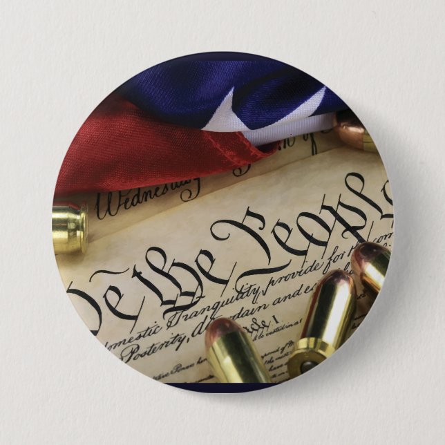 Declaration of Independence  7.5 Cm Round Badge (Front)