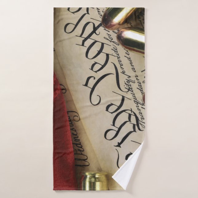 Declaration of Independence   Bath Towel (Bath Towel)