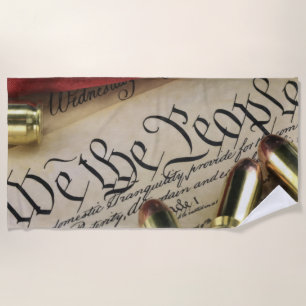 Declaration of Independence   Beach Towel
