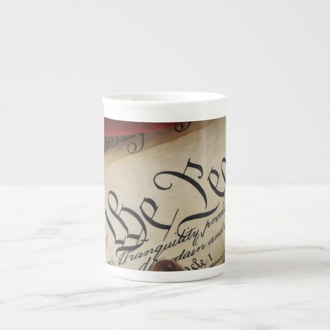 Declaration of Independence   Bone China Mug (Front)