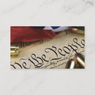 Declaration of Independence Business Card