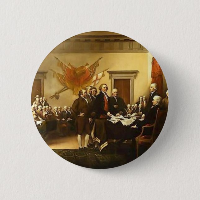 Declaration of Independence Button (Front)