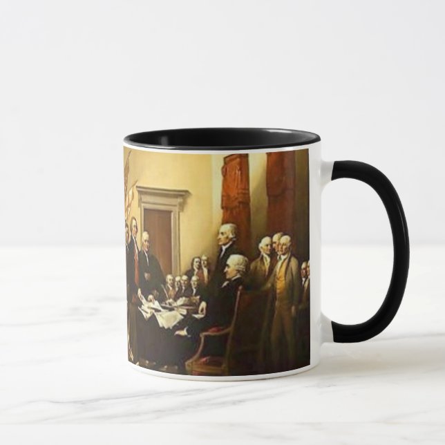 Declaration of Independence by John Trumbull Mug (Right)