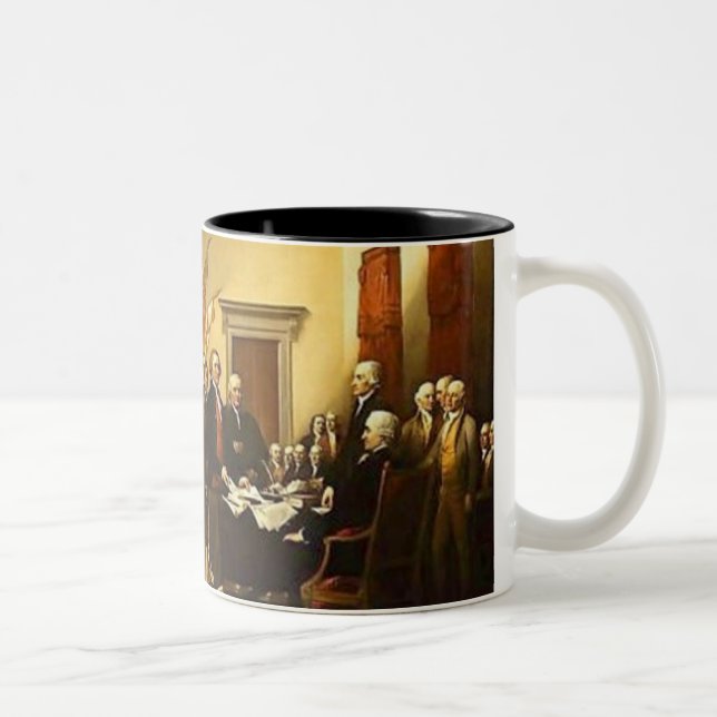 Declaration of Independence by John Trumbull Mug (Right)