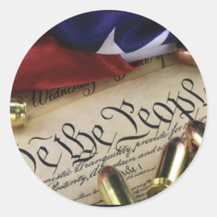 Declaration of Independence   Classic Round Sticker