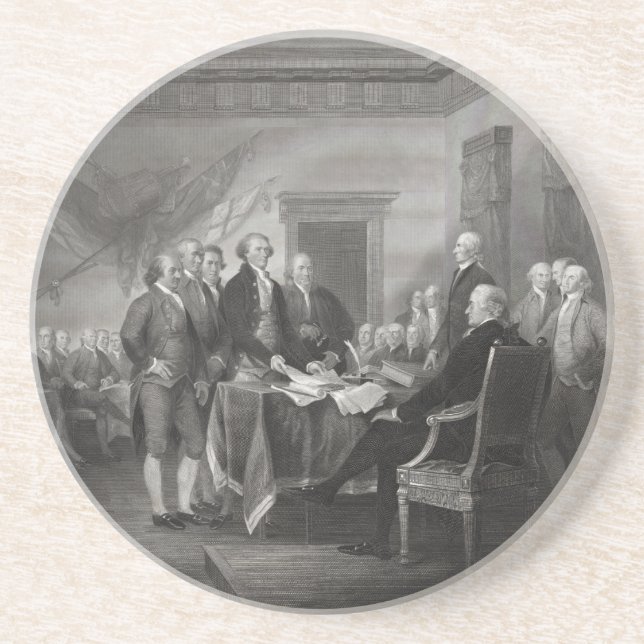 Declaration of Independence Coaster (Front)