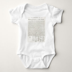Declaration of Independence Document Baby Bodysuit