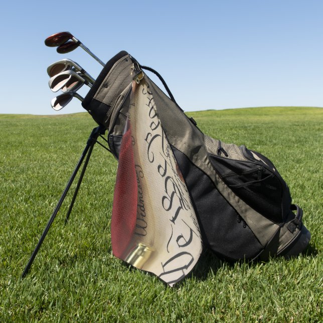 Declaration of Independence  Golf Towel (Green)
