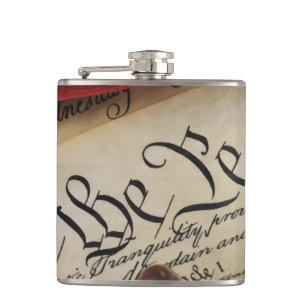 Declaration of Independence   Hip Flask
