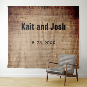 Declaration of Independence 📜 Historical 1776 Tapestry