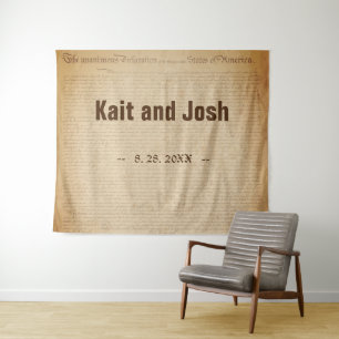 Declaration of Independence 📜 Historical Parchmen Tapestry