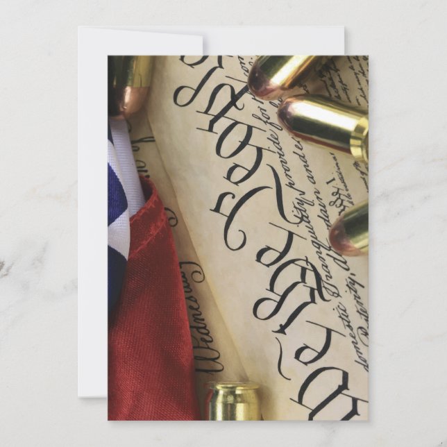 Declaration of Independence   Holiday Card (Front)