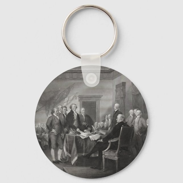 Declaration of Independence Key Ring (Front)