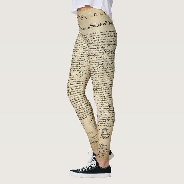 Declaration of Independence Leggings (Left)