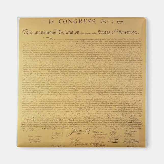 Declaration of Independence Magnet (Front)